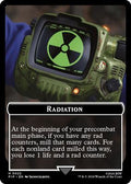 Magic: The Gathering - Universes Beyond: Fallout - Radiation // Treasure (0018) Double-Sided Token - Normal - Anime Card Craze