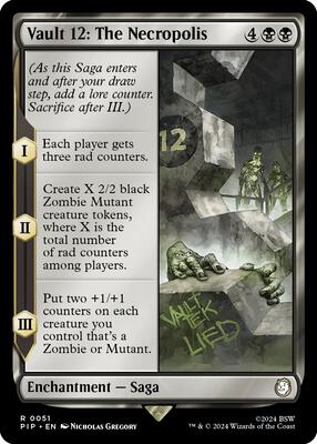 Magic: The Gathering - Universes Beyond: Fallout - Vault 12: The Necropolis - Normal - Anime Card Craze