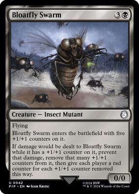 Magic: The Gathering - Universes Beyond: Fallout - Bloatfly Swarm - Normal - Anime Card Craze