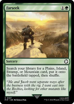 Magic: The Gathering - Universes Beyond: Fallout - Farseek - Normal - Anime Card Craze