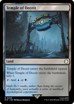 Magic: The Gathering - Universes Beyond: Fallout - Temple of Deceit - Normal - Anime Card Craze