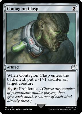 Magic: The Gathering - Universes Beyond: Fallout - Contagion Clasp - Normal - Anime Card Craze