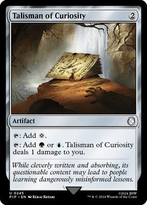 Magic: The Gathering - Universes Beyond: Fallout - Talisman of Curiosity - Normal - Anime Card Craze