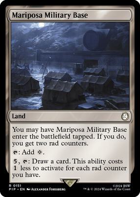 Magic: The Gathering - Universes Beyond: Fallout - Mariposa Military Base - Normal - Anime Card Craze