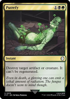 Magic: The Gathering - Universes Beyond: Fallout - Putrefy - Normal - Anime Card Craze