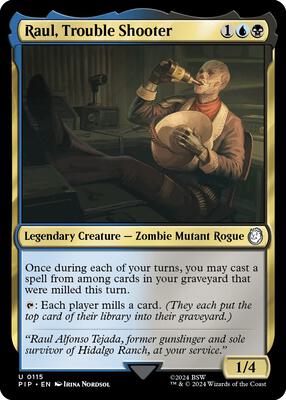 Magic: The Gathering - Universes Beyond: Fallout - Raul, Trouble Shooter - Normal - Anime Card Craze