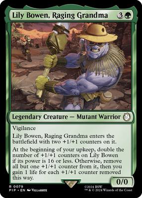 Magic: The Gathering - Universes Beyond: Fallout - Lily Bowen, Raging Grandma - Normal - Anime Card Craze