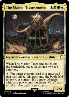 Magic: The Gathering - Universes Beyond: Fallout - The Master, Transcendent - Foil - Anime Card Craze