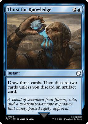 Magic: The Gathering - Universes Beyond: Fallout - Thirst for Knowledge - Normal - Anime Card Craze