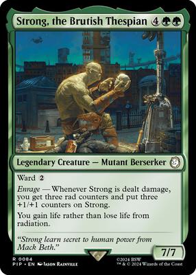 Magic: The Gathering - Universes Beyond: Fallout - Strong, the Brutish Thespian - Normal - Anime Card Craze