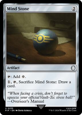 Magic: The Gathering - Universes Beyond: Fallout - Mind Stone - Normal - Anime Card Craze