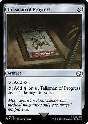 Magic: The Gathering - Universes Beyond: Fallout - Talisman of Progress - Normal - Anime Card Craze