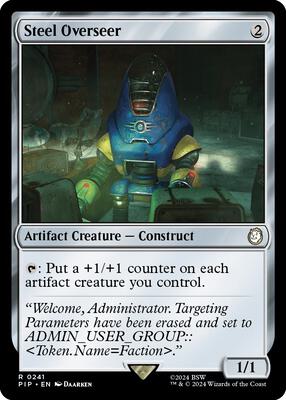 Magic: The Gathering - Universes Beyond: Fallout - Steel Overseer - Normal - Anime Card Craze