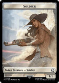 Magic: The Gathering - Universes Beyond: Fallout - Soldier (0004) // Treasure (0019) Double-Sided Token - Normal - Anime Card Craze