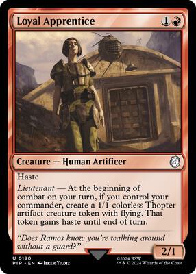 Magic: The Gathering - Universes Beyond: Fallout - Loyal Apprentice - Normal - Anime Card Craze