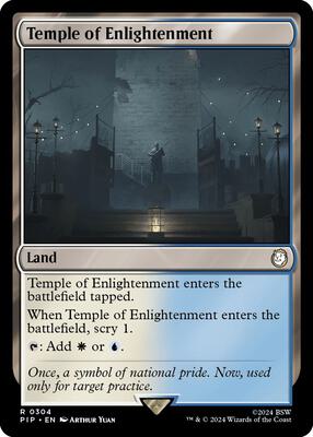 Magic: The Gathering - Universes Beyond: Fallout - Temple of Enlightenment - Normal - Anime Card Craze