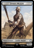Magic: The Gathering - Universes Beyond: Fallout - Zombie Mutant // Clue Double-Sided Token - Normal - Anime Card Craze