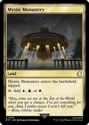 Magic: The Gathering - Universes Beyond: Fallout - Mystic Monastery - Normal - Anime Card Craze
