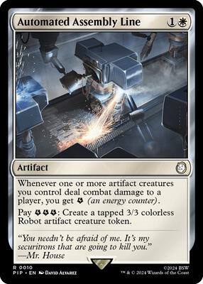 Magic: The Gathering - Universes Beyond: Fallout - Automated Assembly Line - Normal - Anime Card Craze