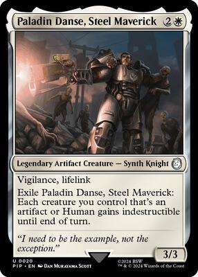 Magic: The Gathering - Universes Beyond: Fallout - Paladin Danse, Steel Maverick - Normal - Anime Card Craze