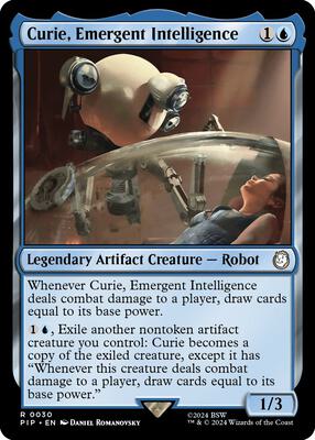 Magic: The Gathering - Universes Beyond: Fallout - Curie, Emergent Intelligence - Normal - Anime Card Craze