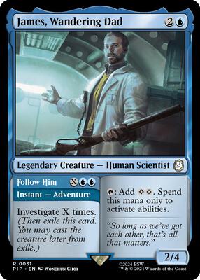 Magic: The Gathering - Universes Beyond: Fallout - James, Wandering Dad - Normal - Anime Card Craze