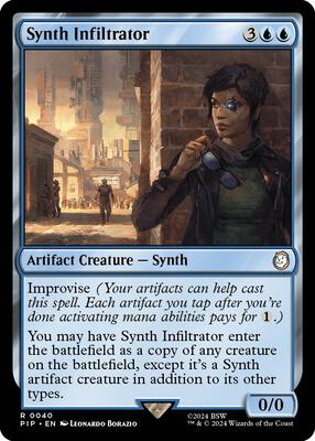 Magic: The Gathering - Universes Beyond: Fallout - Synth Infiltrator - Normal - Anime Card Craze