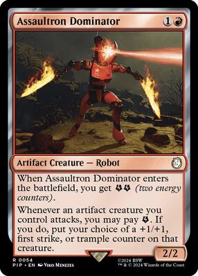 Magic: The Gathering - Universes Beyond: Fallout - Assaultron Dominator - Normal - Anime Card Craze