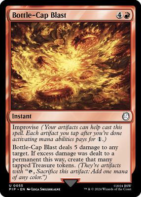 Magic: The Gathering - Universes Beyond: Fallout - Bottle-Cap Blast - Normal - Anime Card Craze