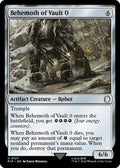 Magic: The Gathering - Universes Beyond: Fallout - Behemoth of Vault 0 - Normal - Anime Card Craze