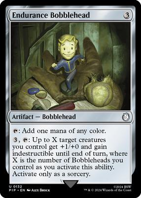 Magic: The Gathering - Universes Beyond: Fallout - Endurance Bobblehead - Normal - Anime Card Craze