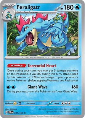 Pokemon - SV05: Temporal Forces - Feraligatr - Anime Card Craze