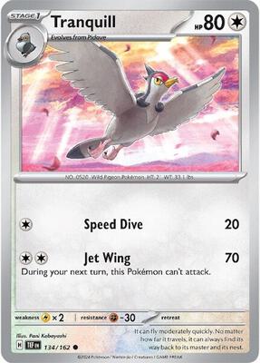 Pokemon SV05: Temporal Forces Tranquill - Anime Card Craze