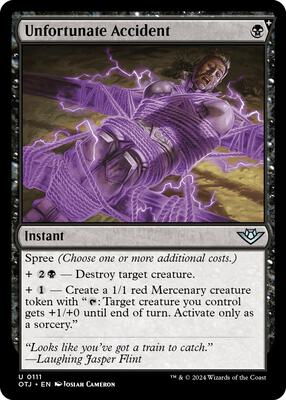 Magic: The Gathering - Outlaws of Thunder Junction - Unfortunate Accident - Normal - Anime Card Craze
