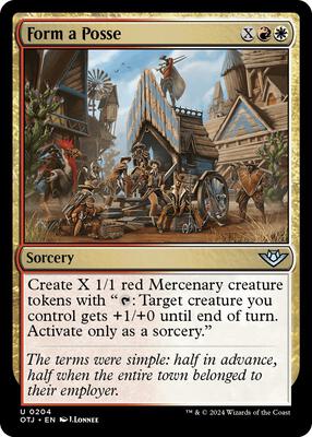 Magic: The Gathering - Outlaws of Thunder Junction - Form a Posse - Normal - Anime Card Craze