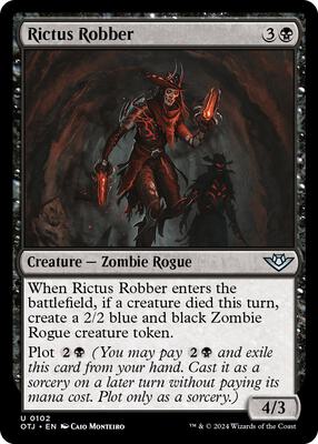 Magic: The Gathering - Outlaws of Thunder Junction - Rictus Robber - Foil - Anime Card Craze