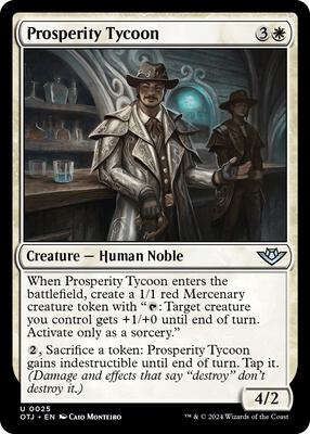 Magic: The Gathering - Outlaws of Thunder Junction - Prosperity Tycoon - Foil - Anime Card Craze