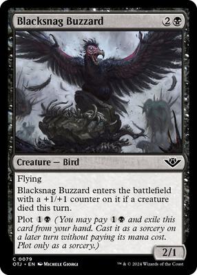 Magic: The Gathering - Outlaws of Thunder Junction - Blacksnag Buzzard - Normal - Anime Card Craze