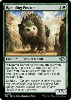 Magic: The Gathering - Outlaws of Thunder Junction - Rambling Possum - Normal - Anime Card Craze