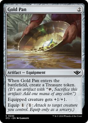 Magic: The Gathering - Outlaws of Thunder Junction - Gold Pan - Foil - Anime Card Craze