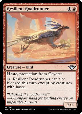 Magic: The Gathering - Outlaws of Thunder Junction - Resilient Roadrunner - Normal - Anime Card Craze