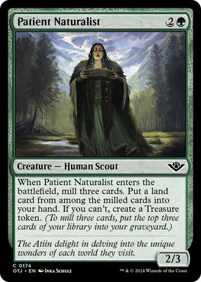 Magic: The Gathering - Outlaws of Thunder Junction - Patient Naturalist - Normal - Anime Card Craze