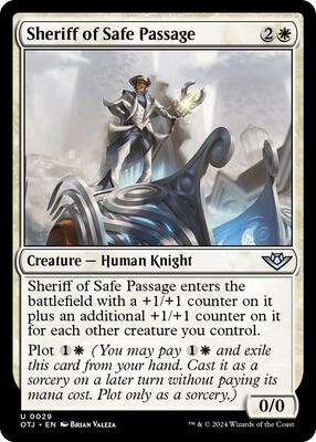 Magic: The Gathering - Outlaws of Thunder Junction - Sheriff of Safe Passage - Normal - Anime Card Craze