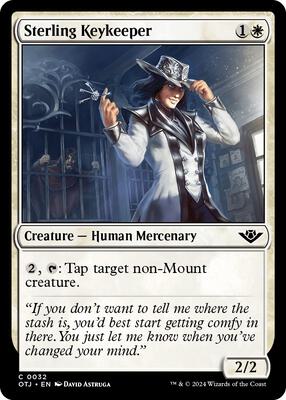 Magic: The Gathering - Outlaws of Thunder Junction - Sterling Keykeeper - Foil - Anime Card Craze