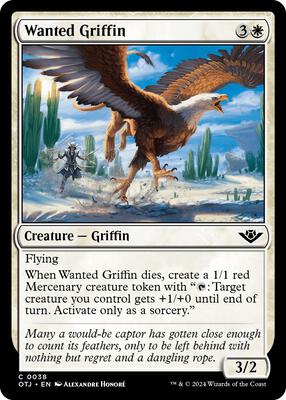 Magic: The Gathering - Outlaws of Thunder Junction - Wanted Griffin - Foil - Anime Card Craze