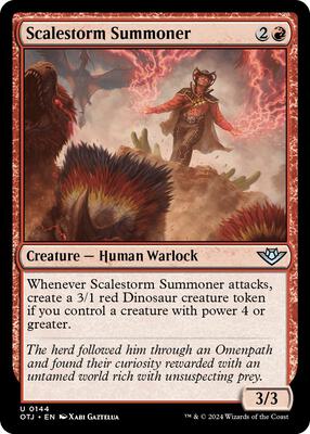 Magic: The Gathering - Outlaws of Thunder Junction - Scalestorm Summoner - Foil - Anime Card Craze