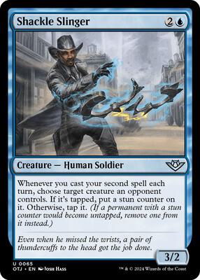Magic: The Gathering - Outlaws of Thunder Junction - Shackle Slinger - Foil - Anime Card Craze