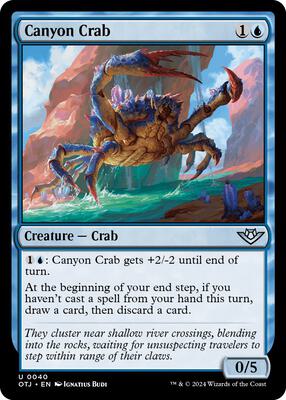Magic: The Gathering - Outlaws of Thunder Junction - Canyon Crab - Foil - Anime Card Craze