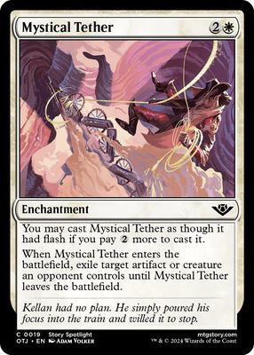Magic: The Gathering - Outlaws of Thunder Junction - Mystical Tether - Foil - Anime Card Craze