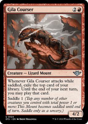 Magic: The Gathering - Outlaws of Thunder Junction - Gila Courser - Foil - Anime Card Craze